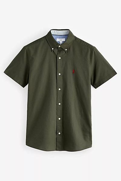 Next Kurzarmshirt Slim Fit Kurzarm-Oxfordhemd (1-tlg) günstig online kaufen