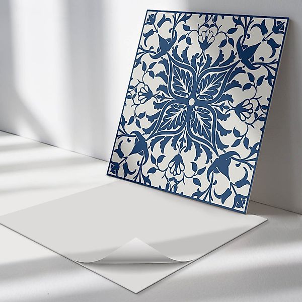 Tulup Spritzschutz Küchenrückwand Blumenmuster mit Blättern günstig online kaufen