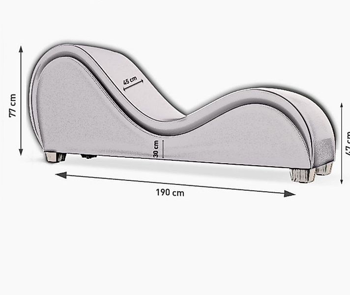 Dilara Home Massagesessel Tantra Kamasutra Relax Sex Sofa Liege Kunstleder günstig online kaufen