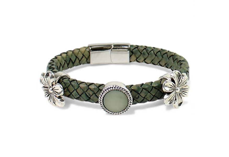 FRONHOFER Lederarmband 19459, Rindsleder, geflochten, Edelstahlverschluss, günstig online kaufen