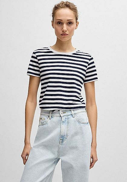 BOSS ORANGE T-Shirt Esla Striped Premium Damenmode Premium Damenmode, im ge günstig online kaufen