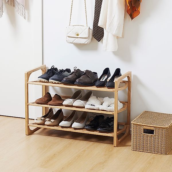 HOMCOM Schuhregal Schuhablage, Schuh-Organizer mit Griff, Schuhständer 1-tl günstig online kaufen