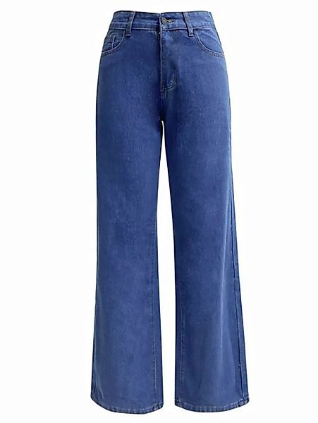 ZWY High-waist-Jeans Lange, modische und vielseitige Hose mit geradem Bein günstig online kaufen