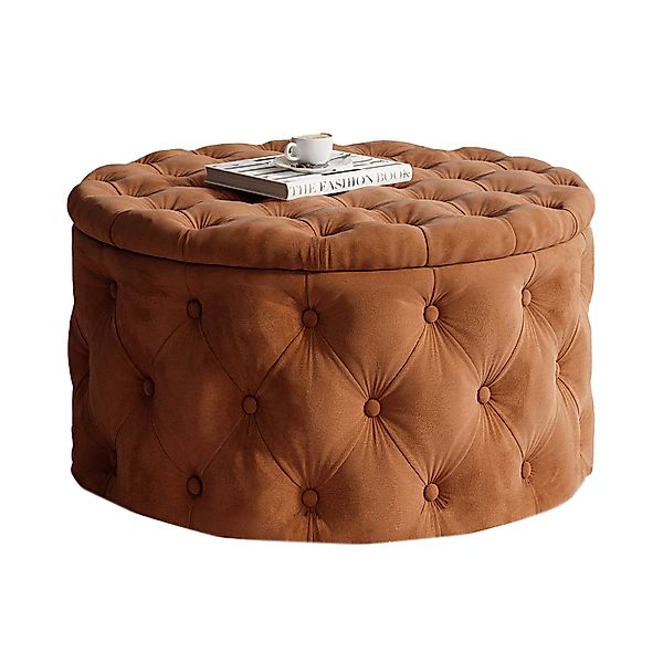 Lookway Hocker CHESTERFIELD runder gesteppter mit günstig online kaufen