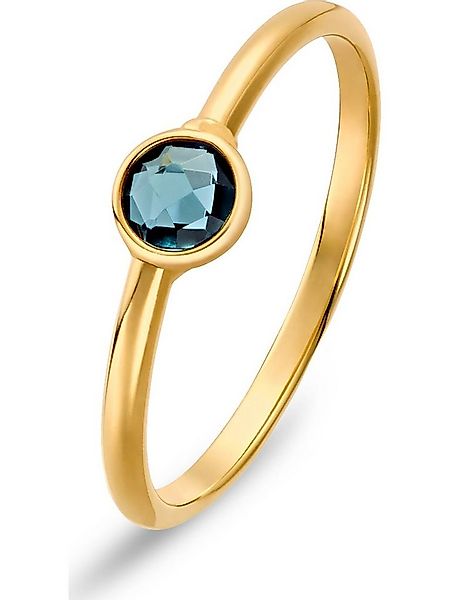 CHRIST Goldring CHRIST Damen-Damenring 375er Gelbgold 1 Topas günstig online kaufen