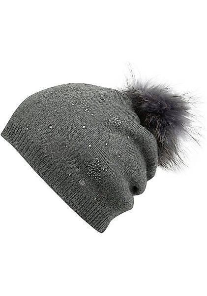 Capelli New York Bommelmütze mit Fellbommel-Akzent günstig online kaufen