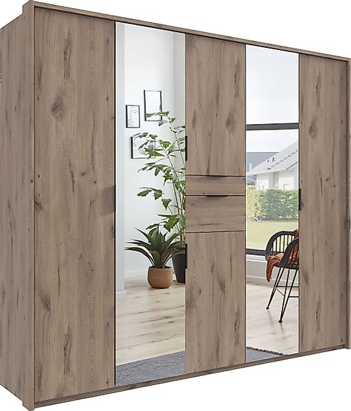 Wimex Drehtürenschrank "Moldau Kleiderschrank mit Spiegel Schlafzimmerschra günstig online kaufen