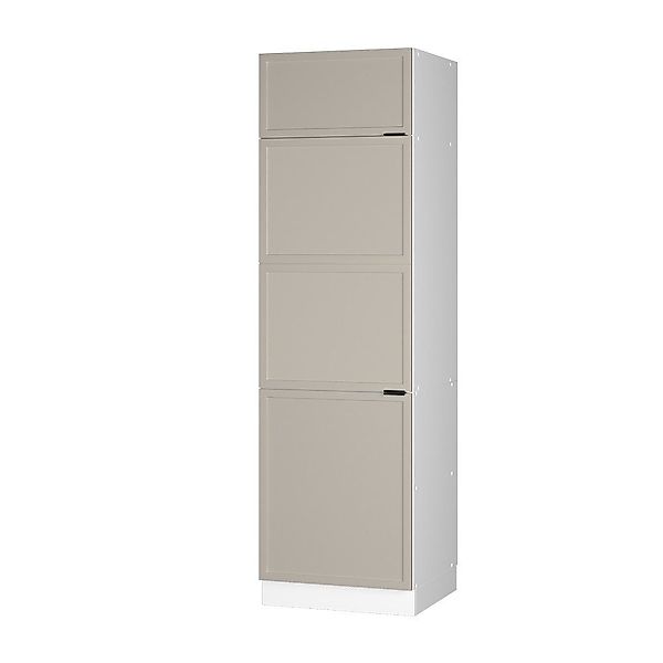 Vicco Kühlumbauschrank Fame-Line, GrauBeige/Weiß, 60 cm günstig online kaufen