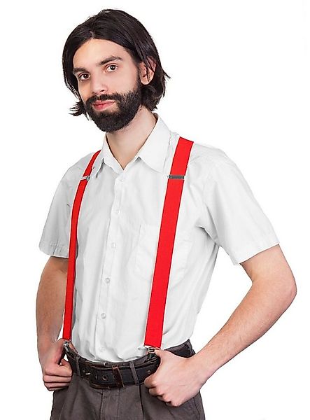 Metamorph Hosenträger Hosenträger rot Nützliches Accessoire für Verkleidung günstig online kaufen