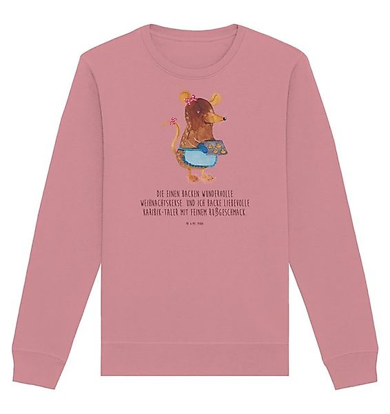 Mr. & Mrs. Panda Longpullover Maus Kekse Größe S - Canyon Pink - Geschenk, günstig online kaufen