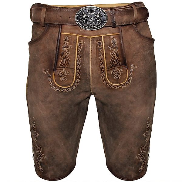 Maddox Trachtenlederhose MADDOX Kurze Herren Lederhose günstig online kaufen