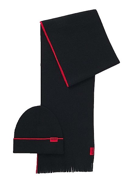 HUGO Strickmütze Set (Set, 2-St) günstig online kaufen