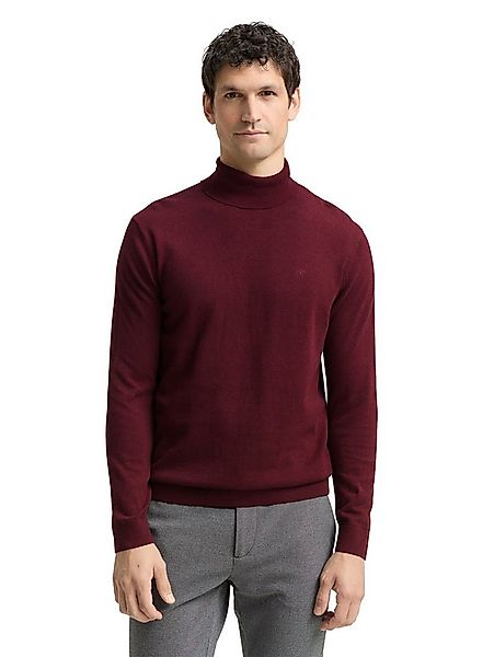 TOM TAILOR Rollkragenpullover im Strick-Design günstig online kaufen