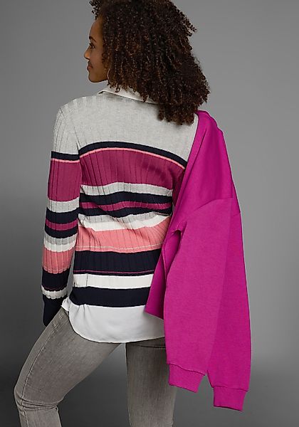 KangaROOS Rundhalspullover, im sportivem Streifen-Design günstig online kaufen