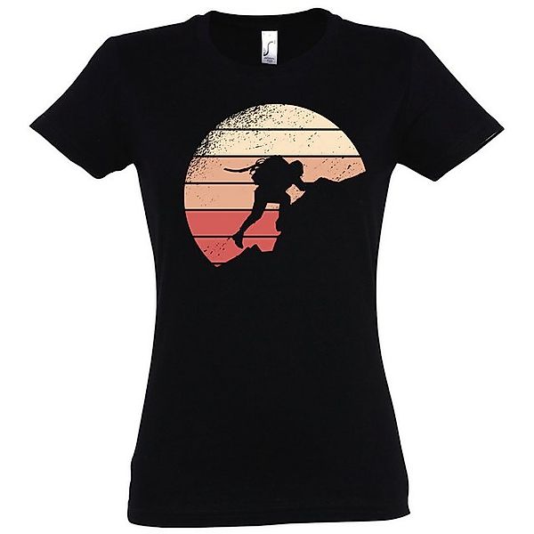 Youth Designz T-Shirt Mountain Damen Shirt mit trendigem Bergsteiger Frontp günstig online kaufen