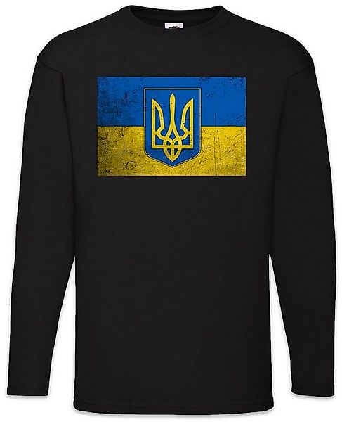 Urban Backwoods Langarmshirt Classic Ukraine Flag Langarm T-Shirt Against W günstig online kaufen