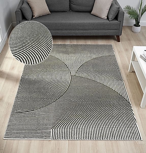 OTTO home Teppich »Bentori«, rechteckig, 11 mm Höhe, Modernes Design mit Bo günstig online kaufen