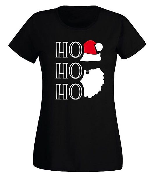 G-graphics T-Shirt HO HO HO – Santa Clause Slim-fit Damen T-Shirt mit Weihn günstig online kaufen