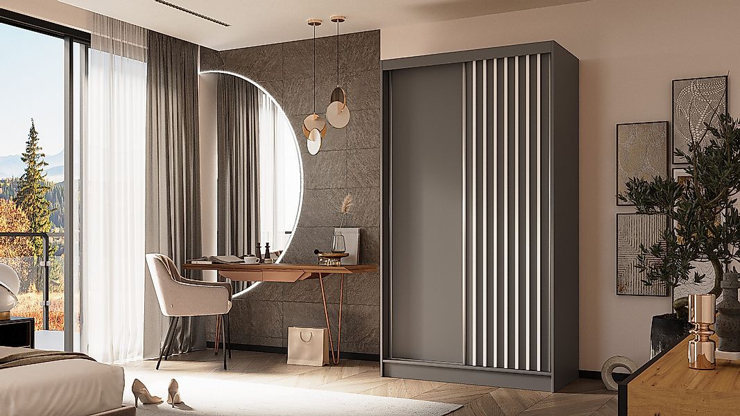 ALTDECOR Schiebetürenschrank LABELLO (Kleiderschrank Garderobenschrank mit günstig online kaufen