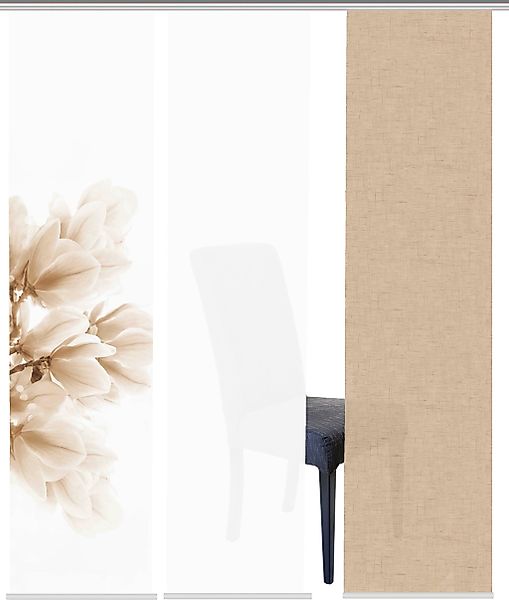 HOME WOHNIDEEN Schiebegardine 084656 Schiebewand KESSI günstig online kaufen