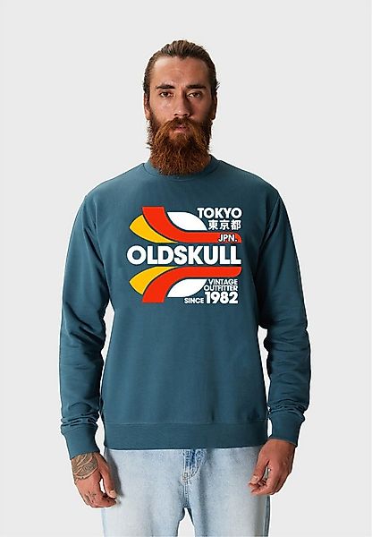 Oldskull Sweatshirt Retro Tokyopolis (1-tlg) mit coolem Print günstig online kaufen