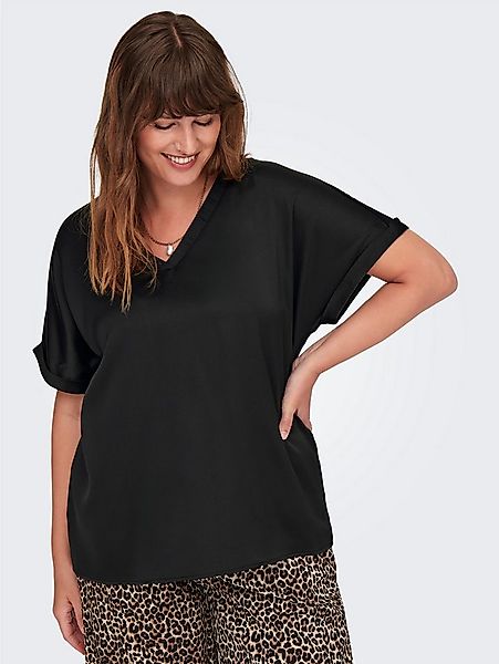 ONLY CARMAKOMA Shirtbluse CARBRYNJA LIFE S/S IN-ONE TOP WVN in glänzender O günstig online kaufen