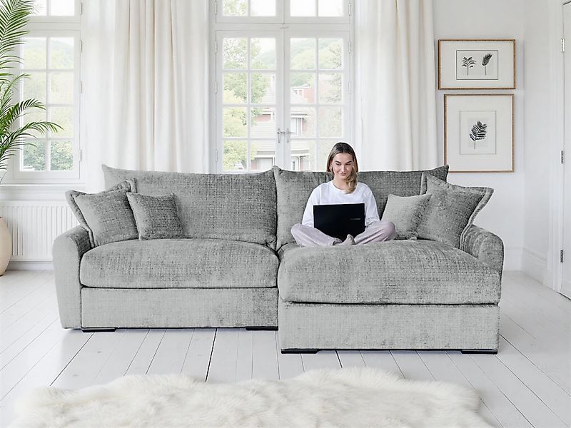 Home affaire Ecksofa "Finca XXL L-Form, Breite 247 cm" Mega-Sofa, Cord oder günstig online kaufen