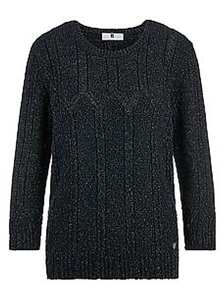 Rundhals-Pullover ­3/4-Arm Anna Aura blau günstig online kaufen