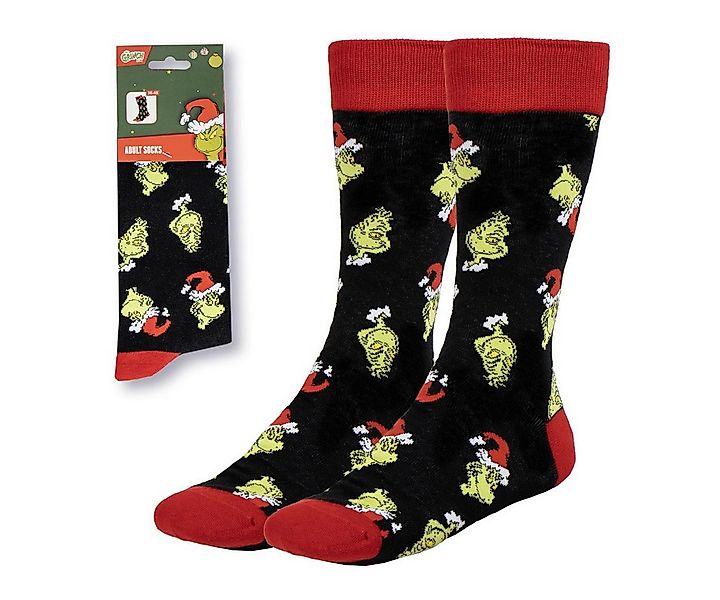 Disney Freizeitsocken Der Grinch Weihnachtssocken Strümpfe 2025 Erwachsene günstig online kaufen
