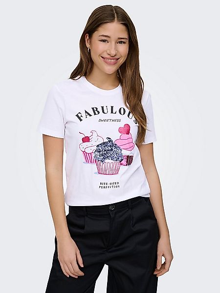 ONLY Kurzarmshirt ONLKITA LIFE S/S TOP BOX JRS Baumwolle, regular fit, Rund günstig online kaufen