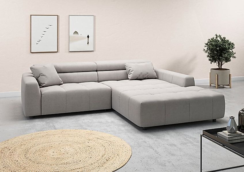 3C Candy Ecksofa »Denver auch mit Cord- und Easy care-Bezug, Kopfteilverste günstig online kaufen