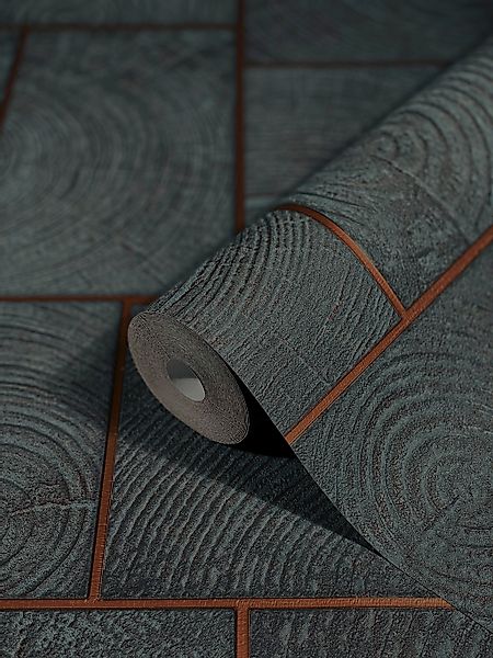 Marburg Vliestapete, Holz, natürlich, schimmernd, (1 günstig online kaufen