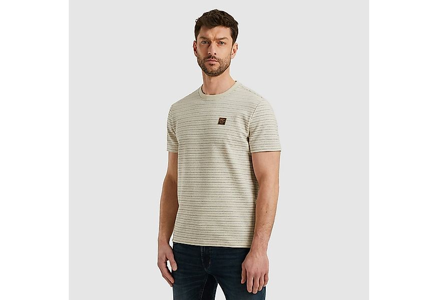 PME LEGEND T-Shirt Short sleeve r-neck textured yd stripe mit Streifen und günstig online kaufen