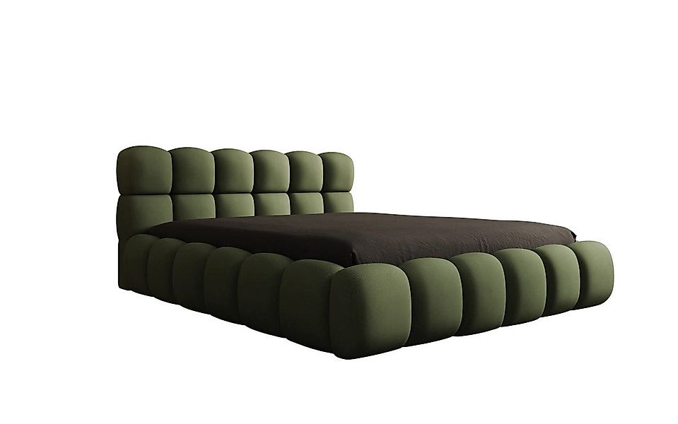 Luxusbetten24 Polsterbett Designer Polsterbett Boston Stoff, günstig online kaufen