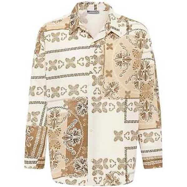 Dandalo  Hemdbluse Colin Oversize All-over Print Kent Collar Long Sleeve Sh günstig online kaufen