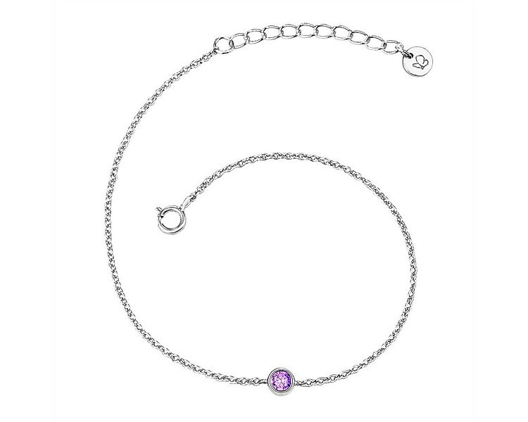 Glanzstücke München Silberarmband silber, mit Amethyst günstig online kaufen