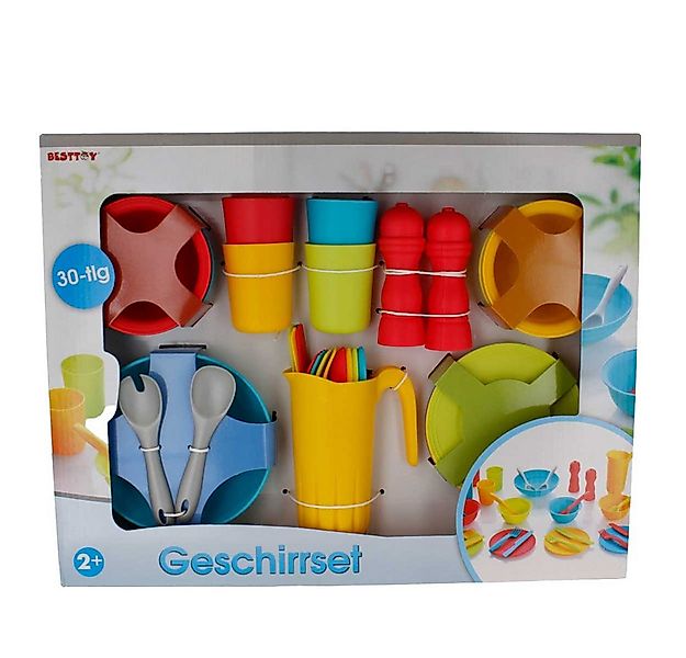 Besttoy Spielküche Besttoy - Geschirrset - 30-teilig Kunststoff günstig online kaufen