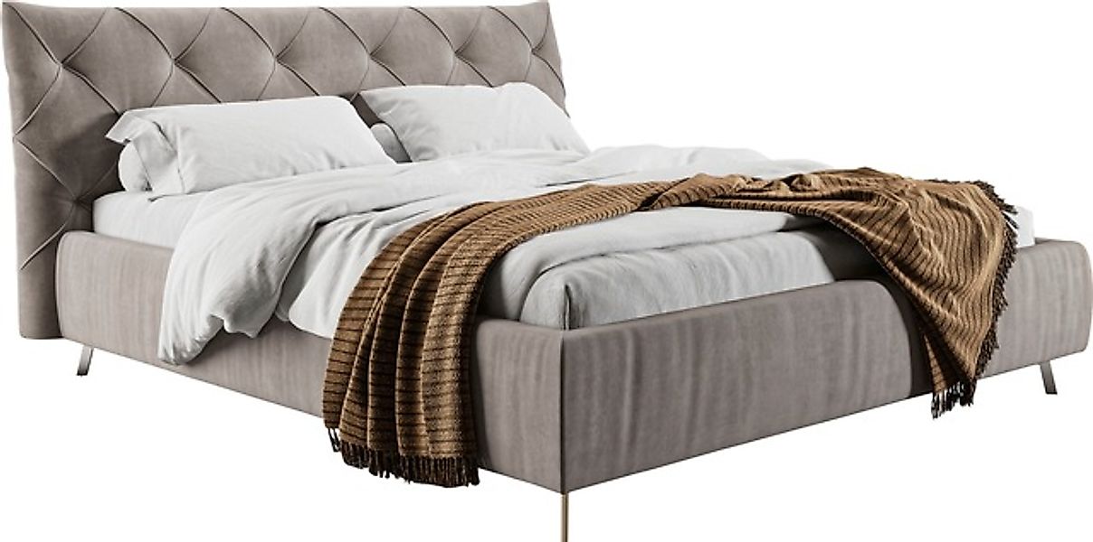 PLACES OF STYLE Polsterbett "Elloree in 4 Breiten bis 200cm, auch in Leder" günstig online kaufen