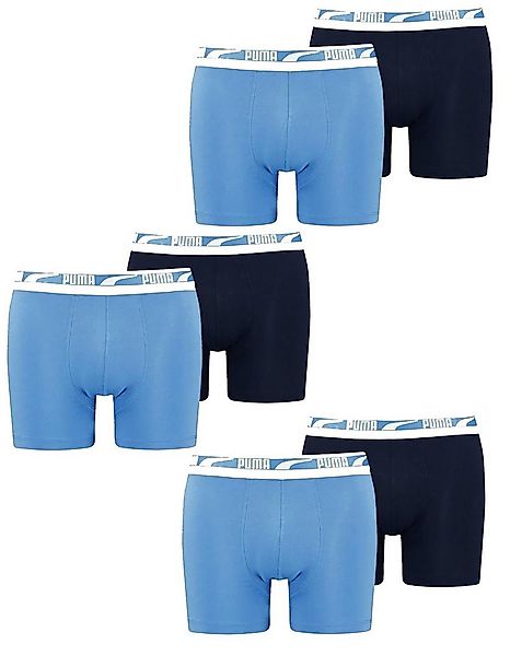 PUMA Boxershorts (Packung, 6er-Pack) Klassische Unterwäsche für Männer günstig online kaufen