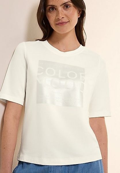 CECIL T-Shirt mit Folienprint günstig online kaufen