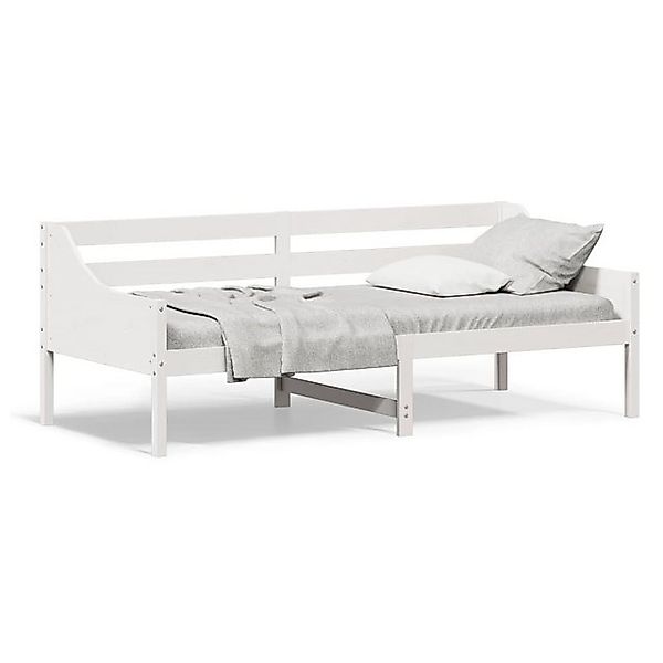 vidaXL Bett, Tagesbett Wachsbraun 100x200 cm Massivholz Kiefer günstig online kaufen