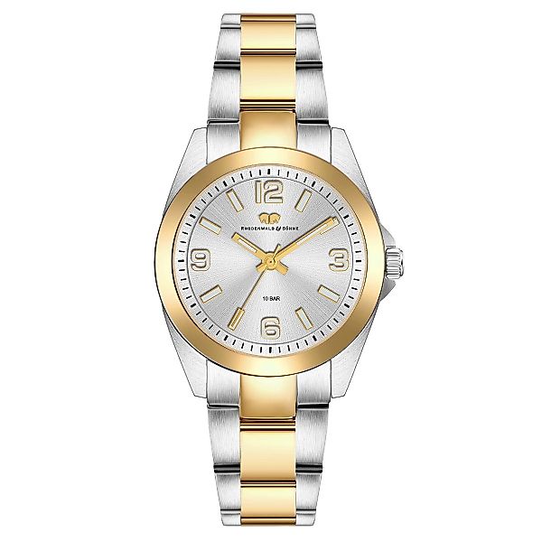 Rhodenwald & Söhne Quarzuhr Majestia silber/gelbgold, günstig online kaufen