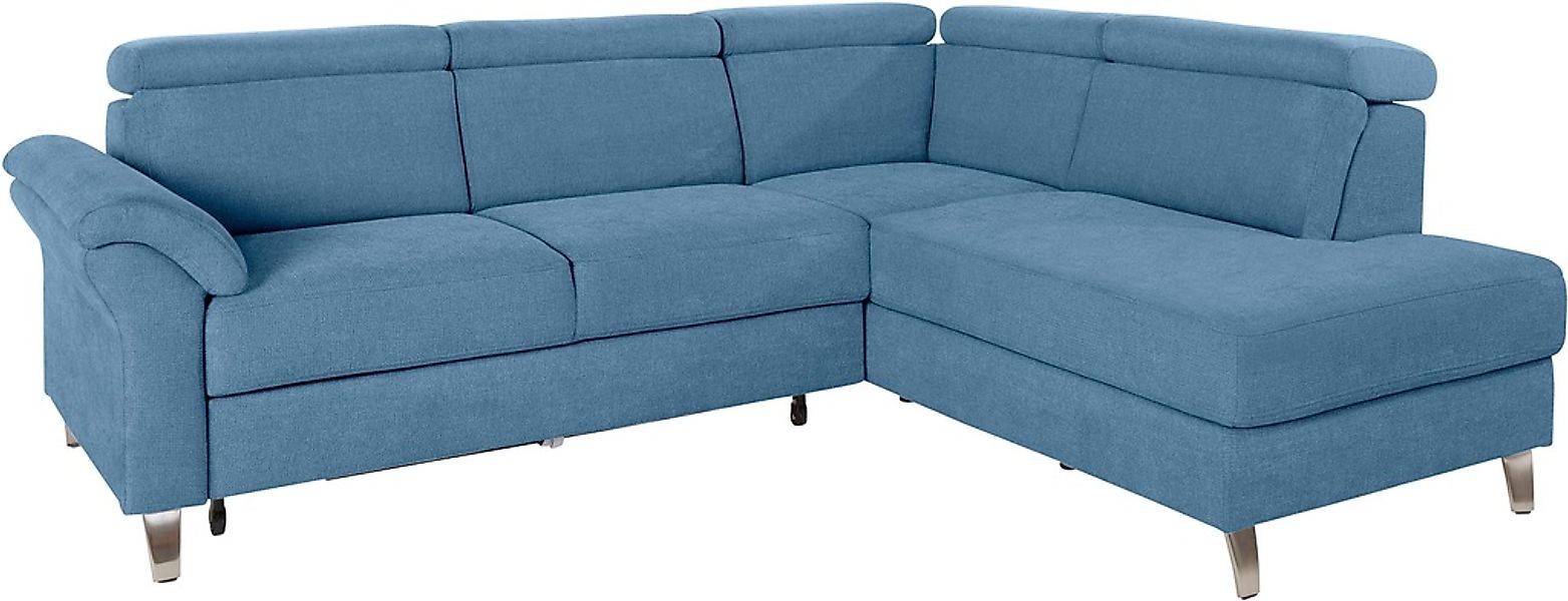 sit&more Ecksofa "Arngast L-Form" inklusive Kopfteilverstellung und Federke günstig online kaufen