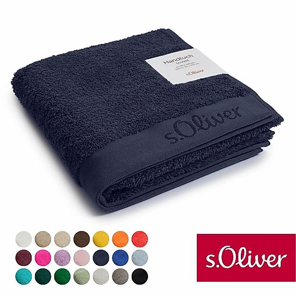 s.Oliver Handtuch "s.Oliver, Premium Qualität, 600 gr/m², auch als Sets erh günstig online kaufen