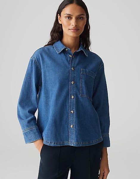 OPUS Jeansbluse FELYN Loose aus softem günstig online kaufen