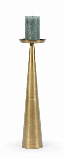 Dekocandle Kerzenleuchter Kerzenhalter matt brass antique Ø 15,5 x 62,5 cm günstig online kaufen