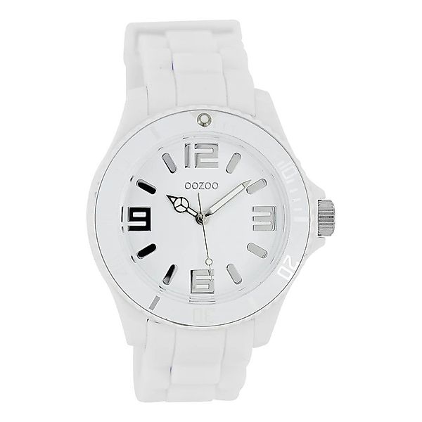 OOZOO Quarzuhr Armbanduhr C4172 Weiss Silikonband günstig online kaufen