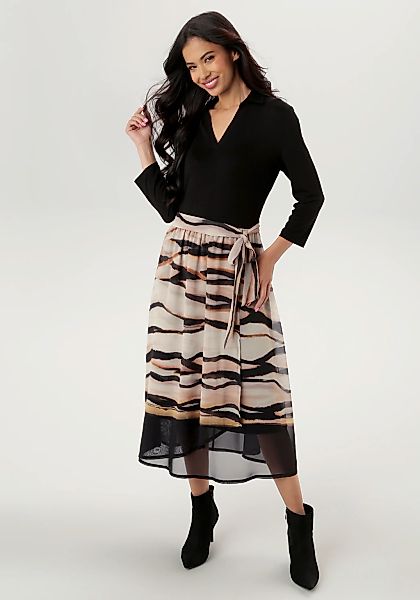 Aniston SELECTED Jerseykleid mit abnehmbaren Bindeband günstig online kaufen