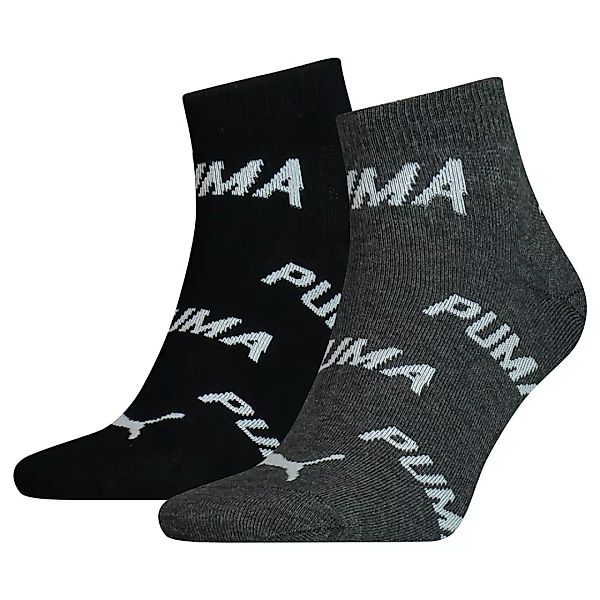 Puma Bwt Quarter Socken 2 Paare EU 35-38 Black / White günstig online kaufen
