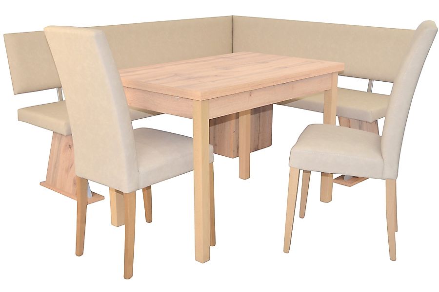 moebel-direkt-online Eckbankgruppe Schenkelmaß 150x182 cm, in günstig online kaufen